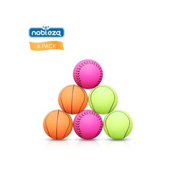 Juguete Para Perro Pelota Juguete 6 Unidads Ø7.2cm-nobleza