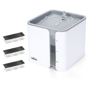 Fuente Para Gatos - Bebedero Automático Ultra Silencioso Con Filtro Y Bomba  De Agua - 2l Con Luz Led, Oferta Exclusiva con Ofertas en Carrefour