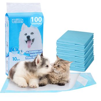 Empapadores Desechables Perros Gatos Toallitas de Entrenamiento para  Mascotas empapadores para Perros 50x40cm 10pcs Talla S SELEOK