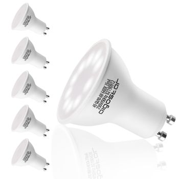 Pack De 5 Bombillas Led Gu10 De 4 Watios, Luz Fria (6400k), Aigostar