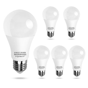 Bombillas Led E27 11w, 6400k, 957lm, Ángulo 280°, 5 Unidades, Aigostar