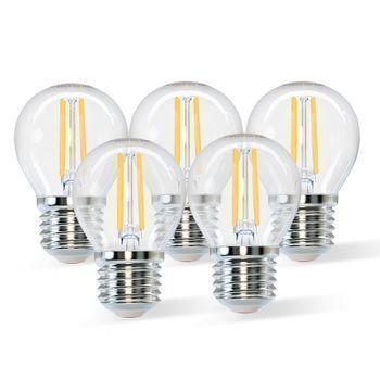 Bombilla Led E14, 7w, 3000k, G45,pack De 5 Aigostar con Ofertas en  Carrefour