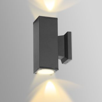 Aplique Pared Exterior, Gu10, Ip65 Impermeable Luz Exterior Aigostar