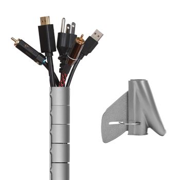 Tubo Organizador de Cables de 1.5m con 25mm de Diámetro - Tipo Espiral