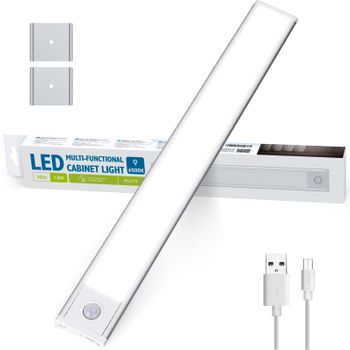 Luz Armario Con Sensor De Movimiento Recargable, Led, 6500k Aigostar