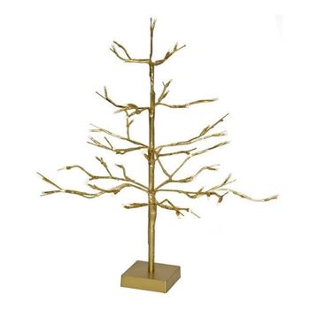 Árbol Decorativo 56 Led 60 Cm Oro