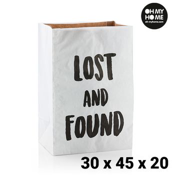 Bolsa De Papel Mediana Oh My Home (30 X 45 X 20 Cm)