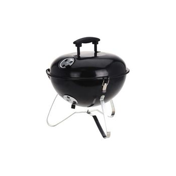 Barbacoa Carbon Sobremesa Negra Marca Qfplus