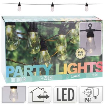 Set De Lámparas Led Para Fiestas 20 Bombillas 4,5 V Progarden