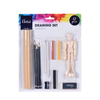 Set De Dibujo Artist (12 Pcs)