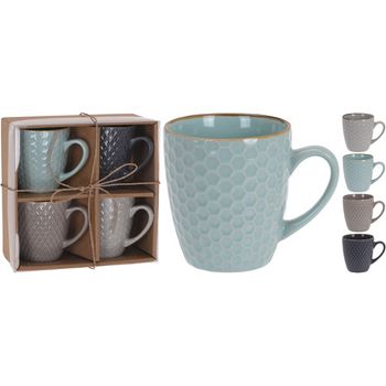 Juego De Tazas De Café Vivalto Metal Cristal (100 Ml) (3 Piezas) (7 X 7 X  27,7 Cm) con Ofertas en Carrefour