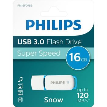 Philips - Memoria Usb - Nieve - 16 Gb - Usb 3