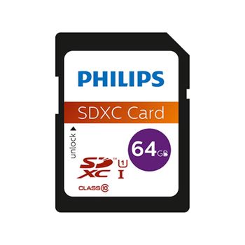 Philips Tarjeta Sdxc 64gb Clase 10 Uhs-i