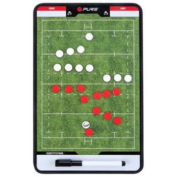 Pizarra De Entrenador De Rugby 2 Caras 35x22 Cm P2i100670 Pure2improve