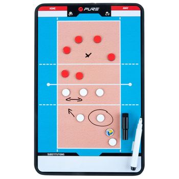 Pizarra De Entrenador Voleibol 2 Caras 35x22 Cm P2i100690 Pure2improve