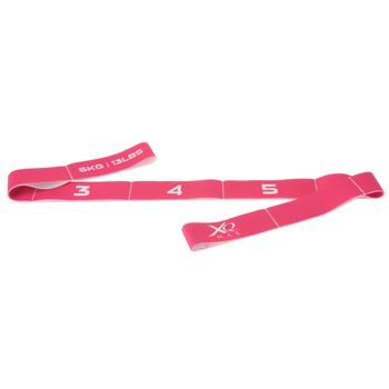 Bandas De Resistencia De Látex De Poliéster Wellhome 1100 X 45 Mm Rosa