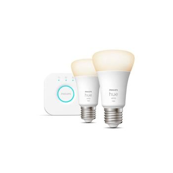 Bombilla White - Kit De Inicio Led - 9.5w - E27 - Paquete De 2 Hue