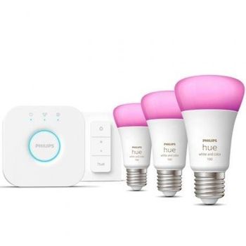 Kit De Bombillas Led Inteligente Philips Hue + Regulador + B