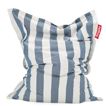 Puf Extragrande Original De Exterior Color Stripe Ocean Blue