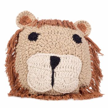 Cojín Para Niños Lion Algodón 38 Cm Kidsdepot