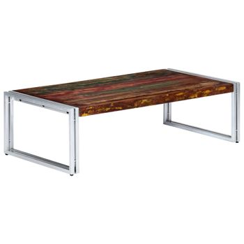 Mesa De Centro De Madera Maciza Reciclada 120x60x35 Cm Vidaxl