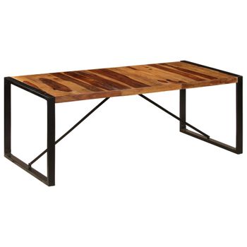 Mesa De Comedor De Madera Maciza De Sheesham 200x100x75 Cm Vidaxl