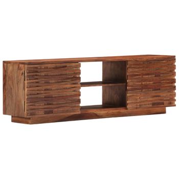 Mueble De Tv De Madera Maciza De Sheesham 120x30x40 Cm Vidaxl