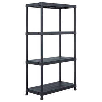 Estantería De Pie Jernløse Con 5 Estantes De Rejilla Metal 160 X 69 X 32 Cm  Negro [en.casa] con Ofertas en Carrefour