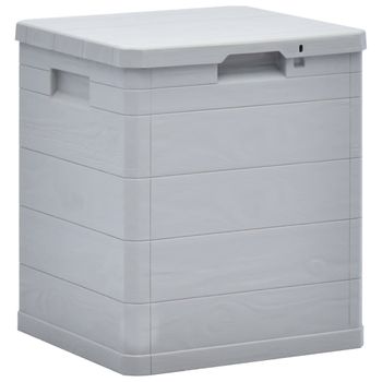 Caja De Almacenaje Jardín Con Cojín Asiento Pp Antracita 350 L Vidaxl con  Ofertas en Carrefour