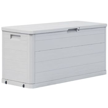 Baúl De Almacenaje Jardín Gris Oscuro Y Negro 230 L 96x53x57 Cm Vidaxl con  Ofertas en Carrefour