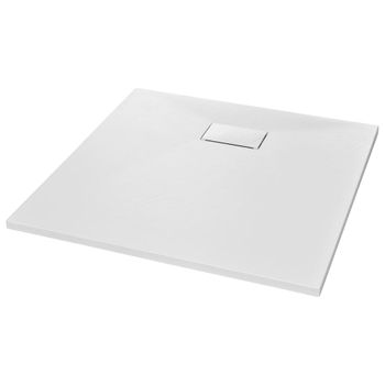 Plato De Ducha Smc Blanco 80x80 Cm Vidaxl