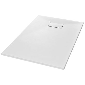 Plato De Ducha Smc Blanco 120x70 Cm Vidaxl