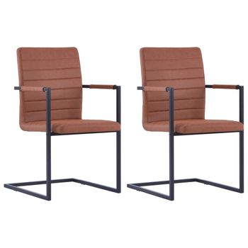 Pack 6 Sillas Comedor Denia De Tela Color Capuchino Con Patas De Metal  (capuchino X 6 Unidades) con Ofertas en Carrefour