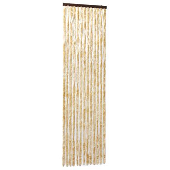 Cortina Mosquitera De Chenilla Beige 56x185 Cm Vidaxl