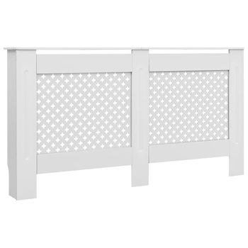 Cubre radiador blanco de material MDF, 152 cm — Bañoidea