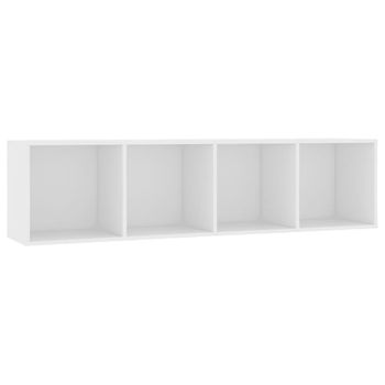 Estantería/mueble Para Tv Blanco 143x30x36 Cm Vidaxl