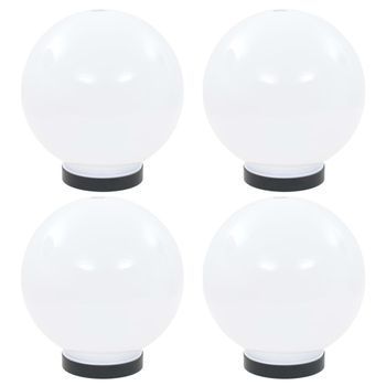 Lámparas De Bola Led 4 Unidades Esféricas Pmma 20 Cm Vidaxl