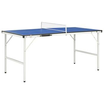 Mesa De Ping Pong Con Red Azul 152x76x66 Cm Vidaxl