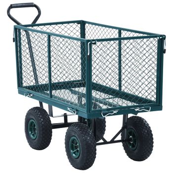 Carrito De Mano De Jardín Verde 250 Kg Vidaxl con Ofertas en Carrefour