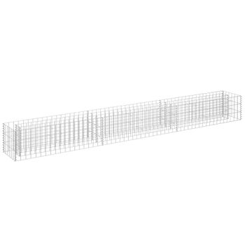 Arriate De Gaviones De Acero Galvanizado 270x30x30 Cm Vidaxl