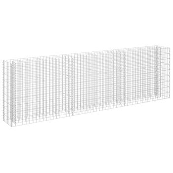 Arriate De Gaviones De Acero Galvanizado 270x30x90 Cm Vidaxl