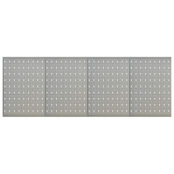 Tableros De Clavijas Para Pared 4 Unidades Acero 40x58 Cm Vidaxl