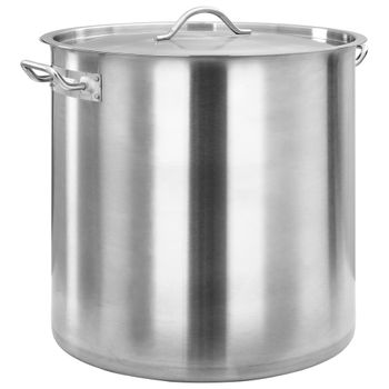 Olla De Acero Inoxidable 50 L 40x40 Cm Vidaxl