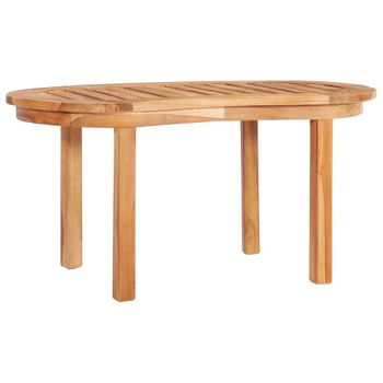 Mesa De Centro De Madera Maciza De Teca 90x50x45 Cm Vidaxl