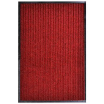 Felpudo De Pvc Rojo 117x220 Cm Vidaxl