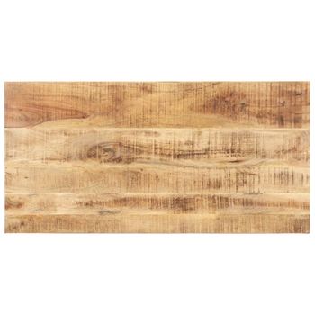 Superficie De Mesa Madera Maciza De Mango 15-16 Mm 100x60 Cm Vidaxl