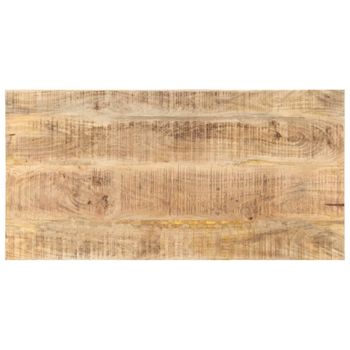 Superficie De Mesa Madera Maciza De Mango 25-27 Mm 100x60 Cm Vidaxl