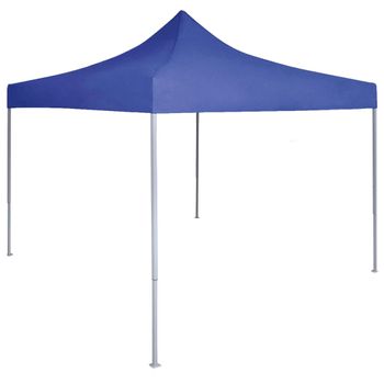 Carpa Plegable Profesional Para Celebraciones Acero Azul 2x2 M Vidaxl