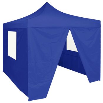 Carpa Plegable Jardin De Acero/poliéster 300x300x260cm Deluxe 3x3vd  Kitgarden Verde/blanco con Ofertas en Carrefour