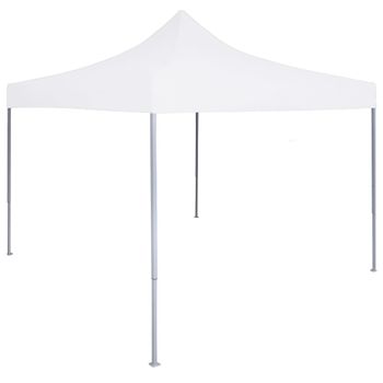 Carpa Plegable Profesional De Acero Blanca 2x2 M Vidaxl